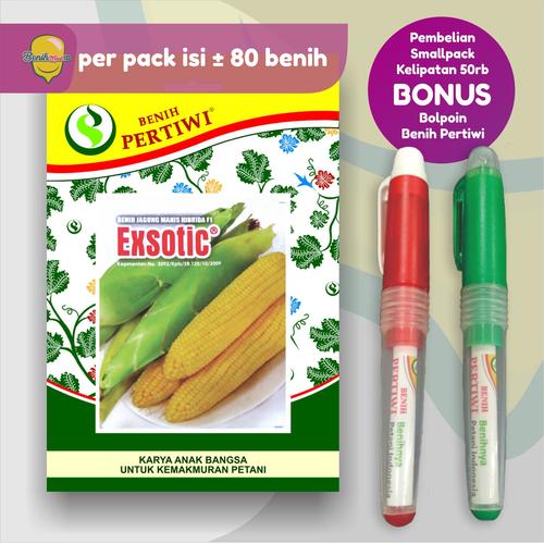 Gambar Benih Jagung Manis Hibrida EXSOTIC dari benihmart.id Kota Surabaya Tokopedia