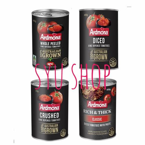 Jual Ardmona diced classic rich thick crushed whole peeled tomato