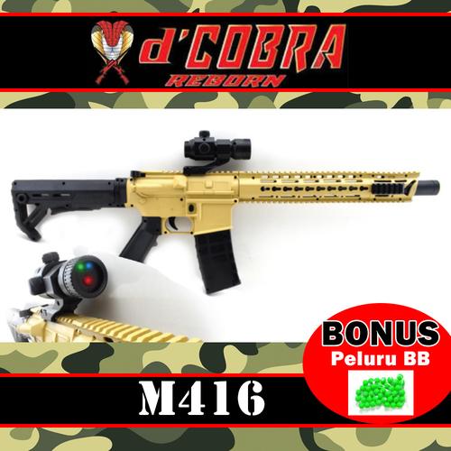 Gambar DCOBRA M416 M4 SERIES FULL SET SPRING ABS - DCOBRA M416 - Unit Saja dari Edantoys Kab. Tangerang Tokopedia