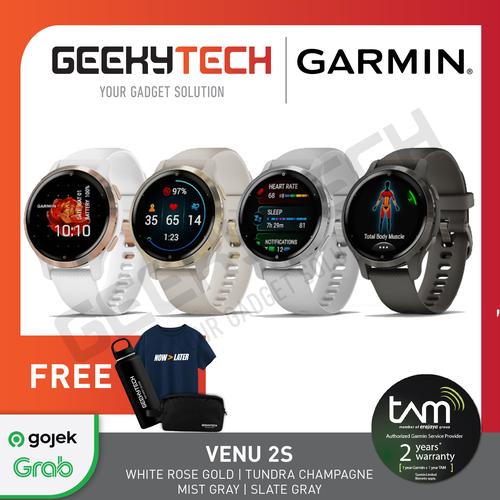 Jual Garmin Venu 2S / Garmin Venu 2 S GPS WiFi - Garansi Resmi TAM - Slate  Gray - Jakarta Utara - GeekyTech Official | Tokopedia