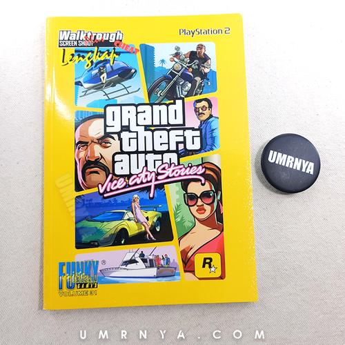 Promo Guide Book Buku Panduan Game gta vice city stories PS2 ...