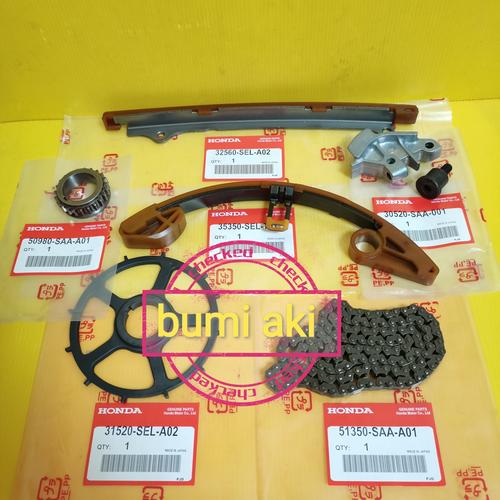 Jual RANTAI SET TIMING CHAIN SET ORIGINAL HONDA JAZZ GD3 CITY GD8 IDSI