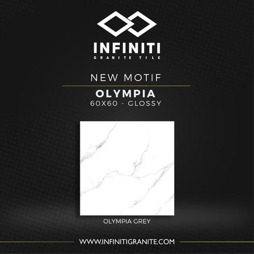 Gambar Infiniti Granite - OLYMPIA GREY - Glossy - 60x60 - FREE DELIVERY dari Titanium Lamina Granite Kab. Sidoarjo Tokopedia