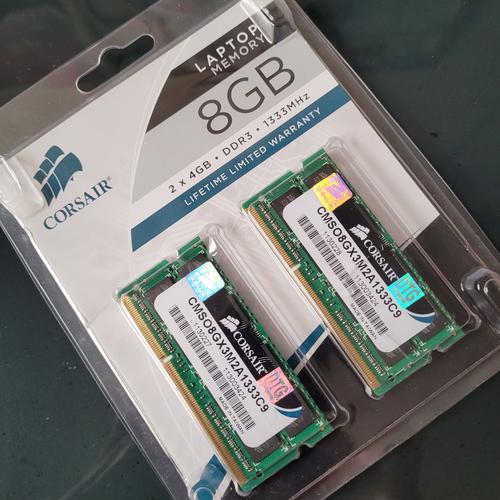 Gambar CORSAIR sodimm RAM 8GB Kit (2 x 4GB) DDR3 PC1333MHz Dual Channel dari AlfaMas Elektronik Kab. Tangerang Tokopedia
