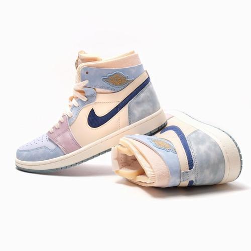 Jual Air Jordan 1 Zoom CMFT Washed Blue DQ5091-041 100% Authentic - 40.5 - Jakarta Utara - High 