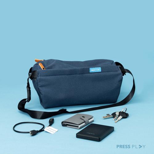 Gambar VERSA Sling Bag Tas Messenger Selempang by Press Play - Hitam dari Press Play Jakarta Utara Tokopedia