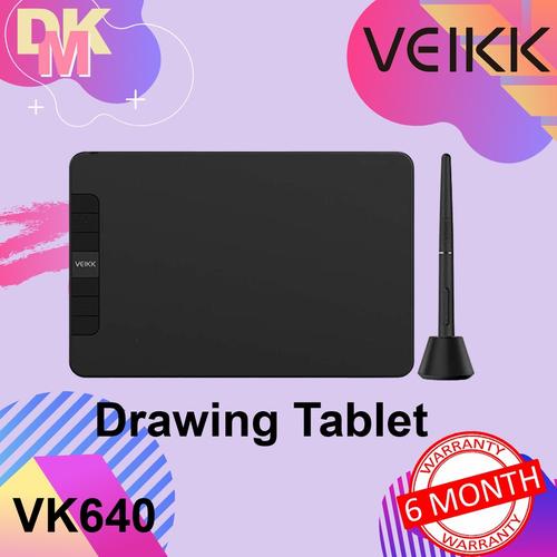 Jual VEIKK VK640 Digital Graphic Drawing Pen Tablet OSU Alter S640 A30 A50 Jakarta Barat