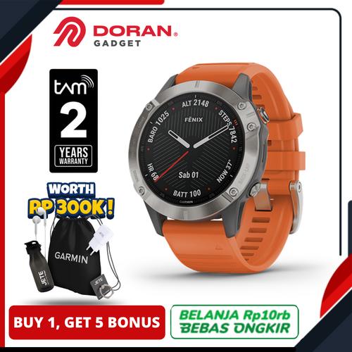 Jual Garmin Fenix 6 Sapphire Titanium 