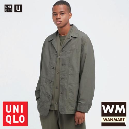 Jual UNIQLO U Men Jaket Over Shirt Pria 