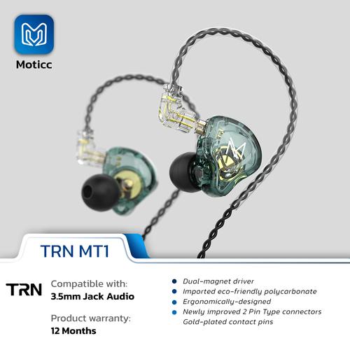 Promo TRN MT1 with Mic Earphone Single 