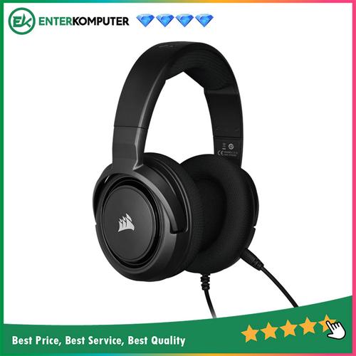 Gambar Headset Corsair HS35 Stereo Gaming Headset (Black/Red/Green/Blue) dari Enter Komputer Official Jakarta Pusat Tokopedia
