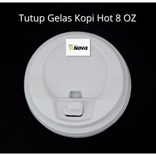 Jual Tutup Paper Cup Tutup Gelas Kertas 8 oz isi 50 Pcs - Hitam - Kota ...