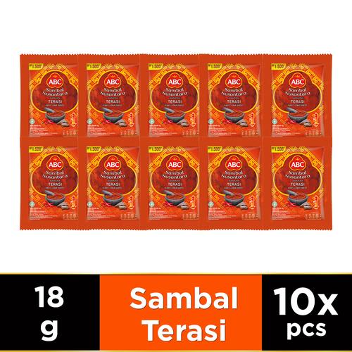 Gambar ABC Sambal Nusantara Terasi 10 x 18 g dari HEINZ ABC Official Store Kab. Tangerang Tokopedia
