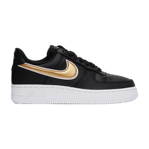 nike air force 1 low black gold