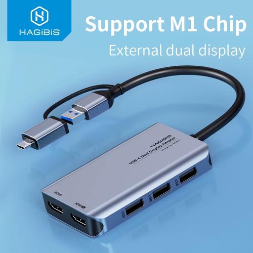 DUAL HDMI FOR MAC M1 DUAL DISPLAY 