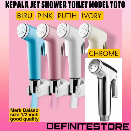 Promo KEPALA JET SHOWER BIDET CHROME MODEL TOTO MATERIAL TIDAK MUDAH
