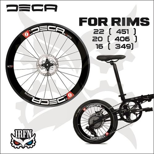 Jual Stiker Decal Deca Cattiva folding bike bmx - 22 (451), glossy ...