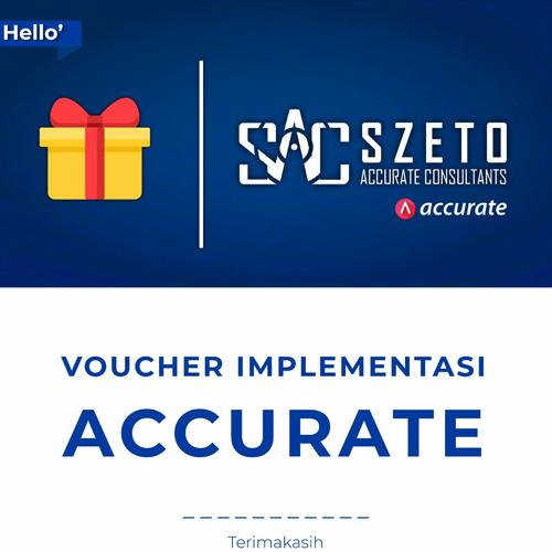 Gambar Voucher Training Accurate Super Desktop - Super 1 Hari dari Szeto Accurate Consultants (Training Accurate) Kota Tangerang Tokopedia