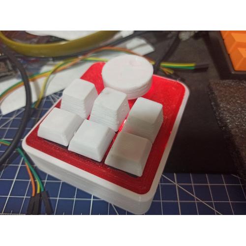 Gambar Kit 3d print Macropad with rotary encoder dari iyota Kota Depok Tokopedia