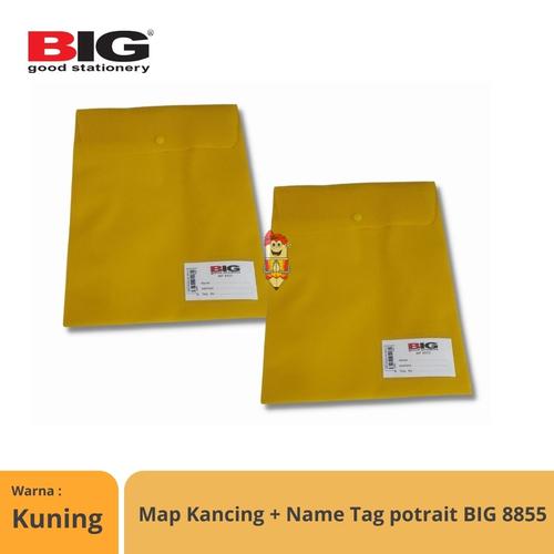 Jual Map Kancing / Map file / map plastik + Name Tag Potrait BIG 8855 ...