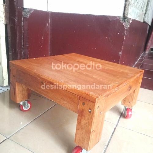 Jual meja pendek pakai roda / kursi pendek pakai roda serba guna ...