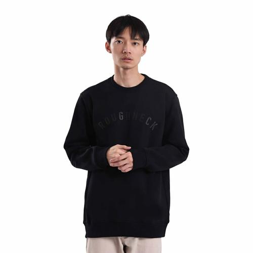 Gambar Roughneck SS021 Black Sig Ultra Black Sweatshirt - L dari ROUGHNECK 1991 Official Kota Depok Tokopedia