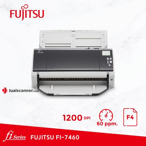 Gambar Scanner Fujitsu Fi-7460 ADF - 60 Lembar/Menit - (A4/Legal/Folio/F4/A3) dari Jual Scanner Official Jakarta Barat Tokopedia