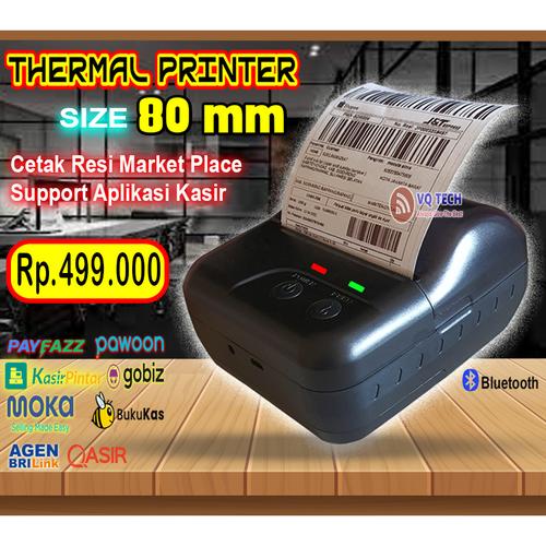 Gambar Printer Thermal Bluetooth 80mm dengan Baterai RJ11 Bluetooth USB dari VQ TECHNOLOGY Tokopedia