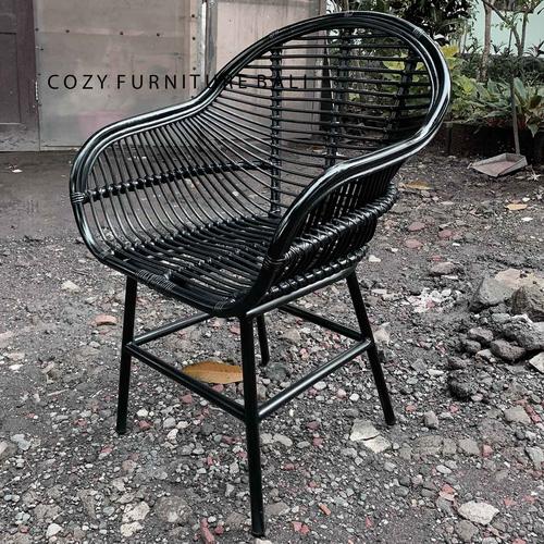 Jual Rattan Chair Teras Balkon Kursi Makan Cafe Villa Resto Rotan
