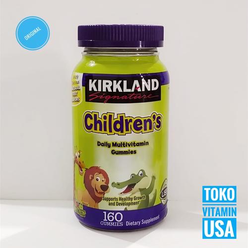 Jual Kirkland Signature Children's Daily Multivitamin 160 Gummies