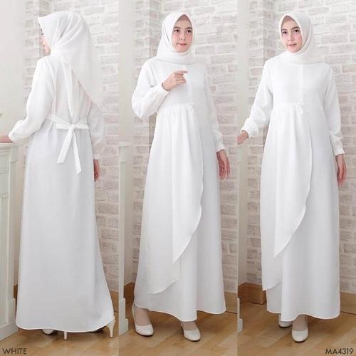 Jual Calianna Syar I Baju Gamis Putih Baju Muslim Wanita Dewasa Terbaru Putih M Kab Bandung My Rafa Store Tokopedia