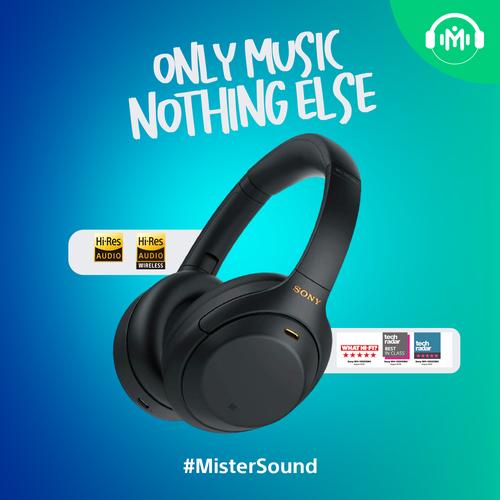 Promo SONY WH-1000XM4 BLACK HIRES AUDIO 