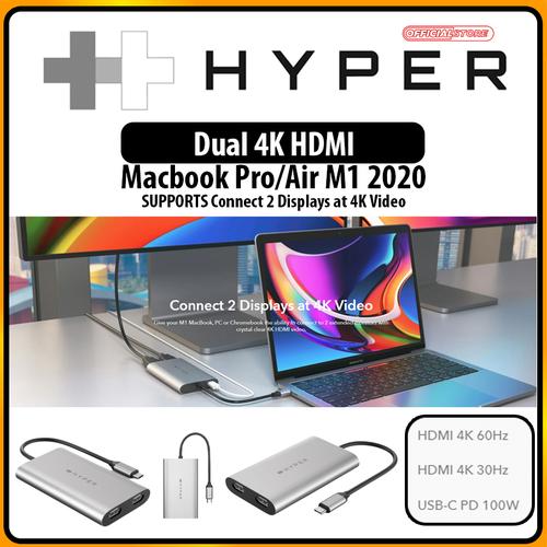 Gambar HyperDrive Dual 4K HDMI Macbook Pro Air M1 2020 Support DUAL MONITOR dari HYPERDRIVE OFFICIAL INDONESIA Jakarta Barat Tokopedia