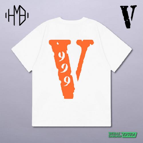Jual Vlone x Juice Wrld 999 Tee White 