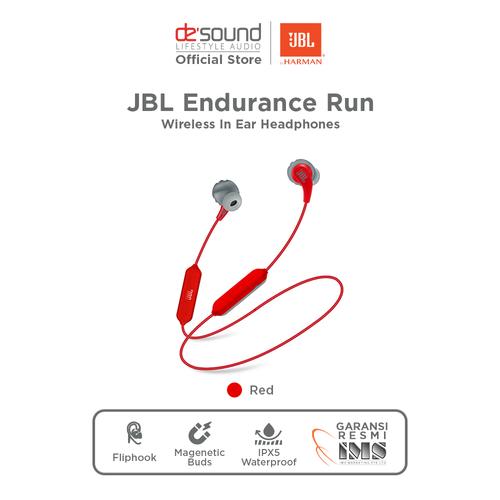 Promo JBL Endurance RUN BT In-Ear Bluetooth Sport Headset Sweatproof -  Garan - Merah - Kota Tangerang Selatan - Desound Official Store | Tokopedia