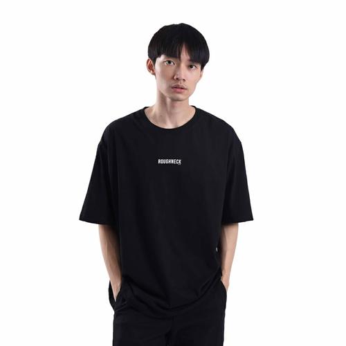 Gambar T038 BLACK SIG WHITE ROUGHNECK T SHIRT - M dari ROUGHNECK 1991 Official Kota Depok Tokopedia