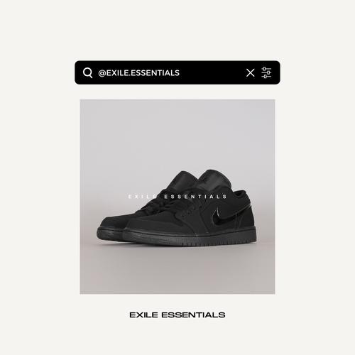 Jual Nike Air Jordan 1 Retro Low Triple 