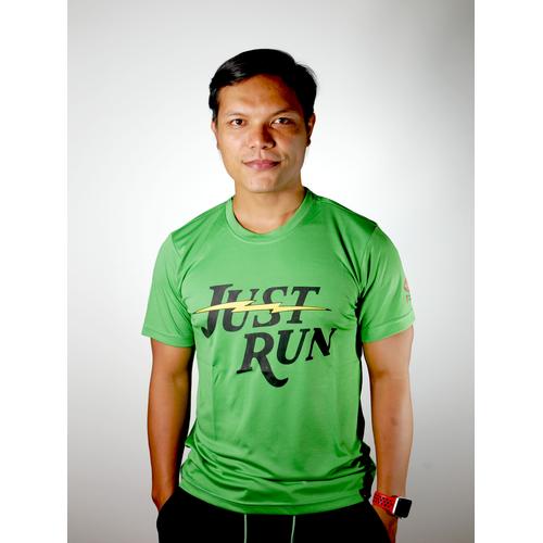 Gambar GENETIX JUST RUN Tshirt LightGreen dari ELITE MMA SHOP Jakarta Barat Tokopedia