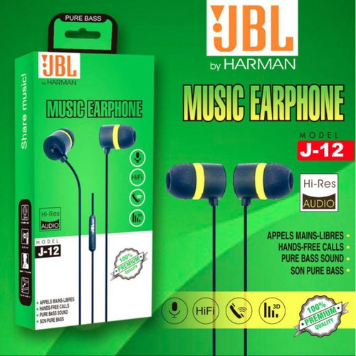 Hf Handsfree Headset JBL J-12 Music Earphone Suara Bagus di Kita Store1_new  Tokopedia