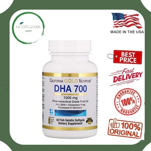 Jual California Gold Nutrition DHA 700 Fish Oil 1000mg 30 Softgel / Omega 3  - Kota Makassar - Harapan Indah Organik | Tokopedia