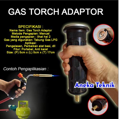 Jual Gas Torch Adaptor / Adaptor Kepala Gas Pemantik - GAS TORCH ADPTR ...