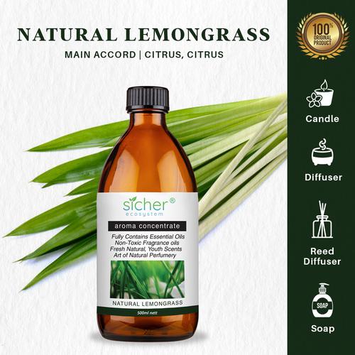 Gambar Sicher SA-1025 Fragrance oil Natural Lemongrass 500ml - Natural dari Sicher Ecosystem Jakarta Utara Tokopedia