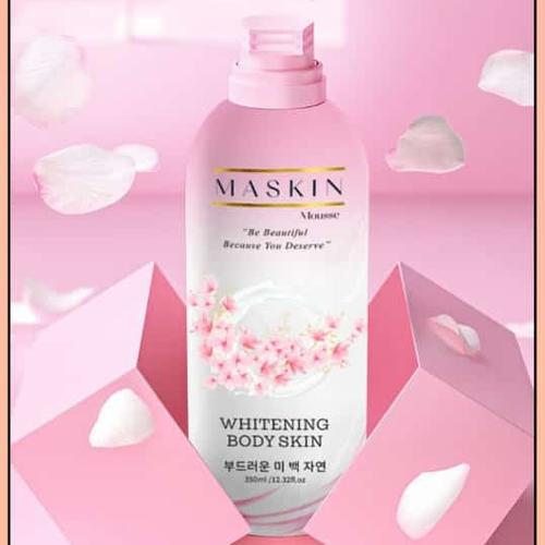 Jual MASKIN WHITENING BODY SHOWER / MASKIN BODY WASH MOUSSE / MASKIN