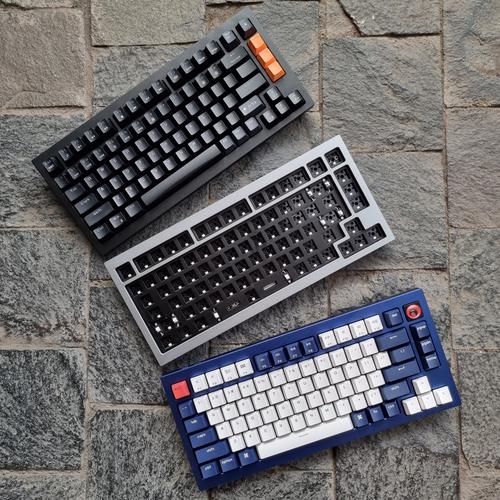 Promo Keychron Q1 QMK FULLY Assembled Gateron Phantom Switch Navy