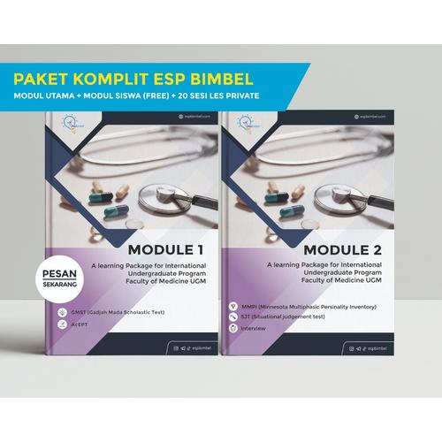Gambar MODUL IUP UGM KEDOKTERAN (FK) + 20 SESI LES dari e Smart Private Kota Yogyakarta Tokopedia