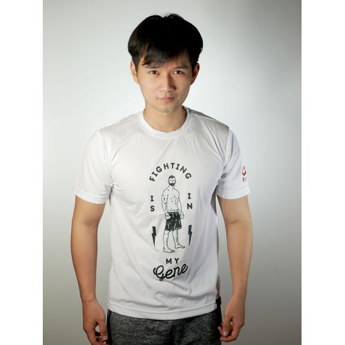 Gambar GENETIX FIGHTING GENE Tshirt White dari ELITE MMA SHOP Jakarta Barat Tokopedia
