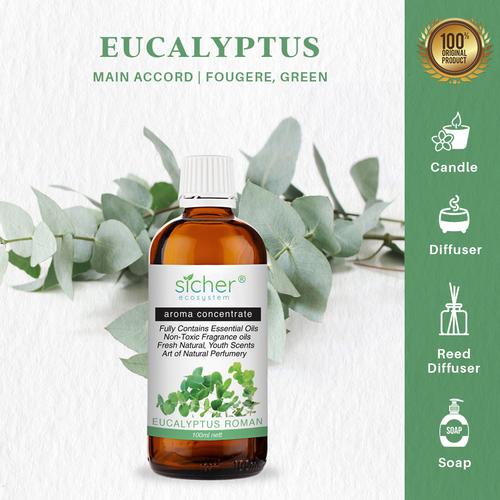 Gambar Sicher SA-102 Fragrance Oil Eucalyptus Roman 100ml dari Sicher Ecosystem Jakarta Utara Tokopedia