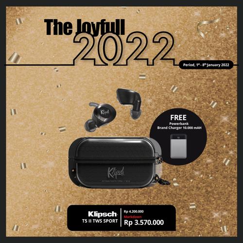Gambar Klipsch T5 II True Wireless Earphones Sport - Black dari MUSIQUE Jakarta Barat Tokopedia