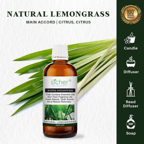 Gambar Sicher SA-102 Fragrance Oil Natural Lemongrass 100 ml - repelenol dari Sicher Ecosystem Jakarta Utara Tokopedia