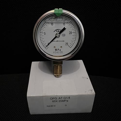 Jual Pressure gauge ASK 2.5 inch 25mpa/ 250kg Type OPGATG1/460X25 MPa Kota Bandung dhuha
